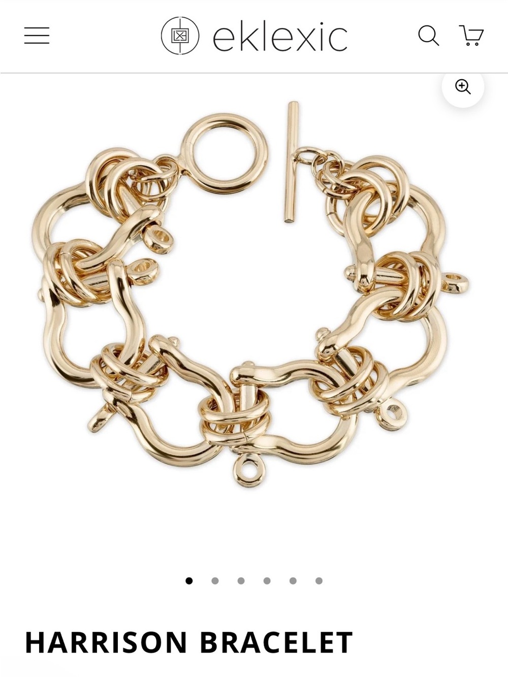 Eklexic Harrison Bracelet Gold
